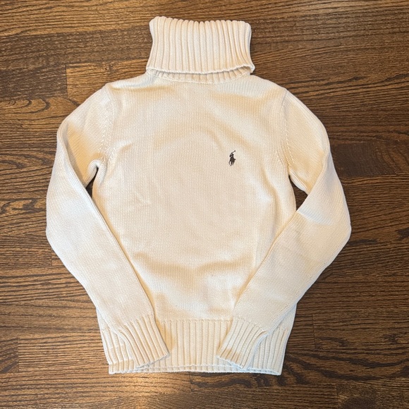 Ralph Lauren Cream Turtleneck Sweater - Picture 1 of 6